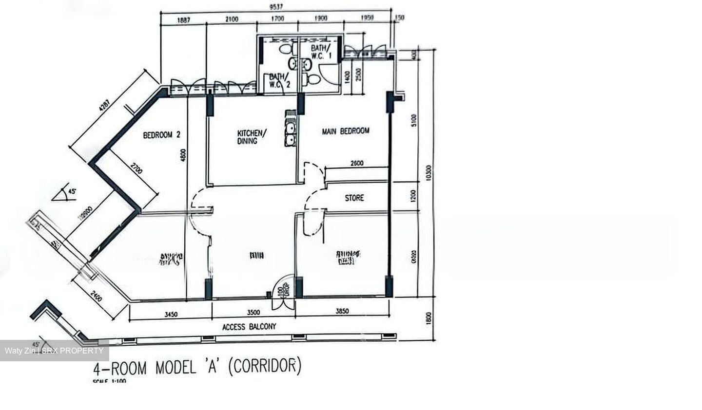 Blk 834 Nanyang Pearl (Jurong West), HDB 4 Rooms #576851111